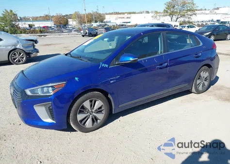 2019 Hyundai Ioniq Plug-In Hybrid Limited из США, поврежденный, VIN KMHC75LD3KU172700